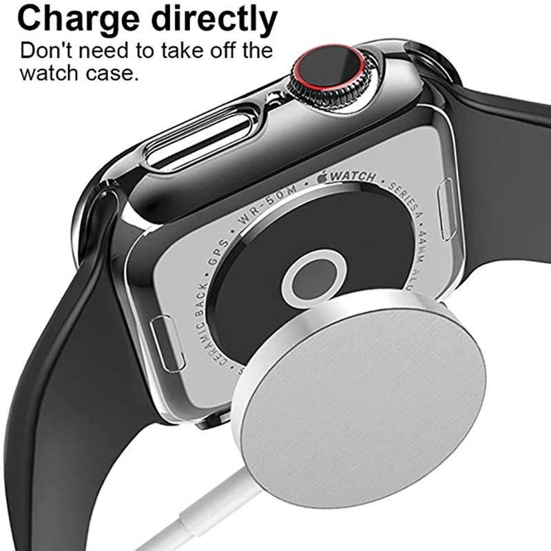 Θήκη PC Protective Cover Apple Watch Series 7 (41mm) Black Cellphones